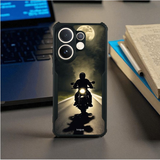 Bike Rider Mobile Cover For VIVO V60