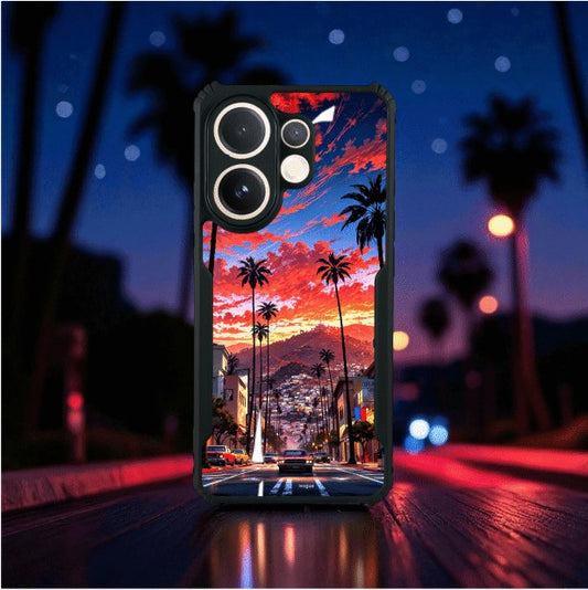 Palm City Nights Mobile Cover For VIVO X200 FE