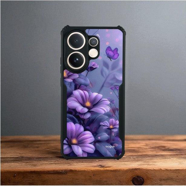 Purple Serenity Mobile Cover For VIVO X200 FE