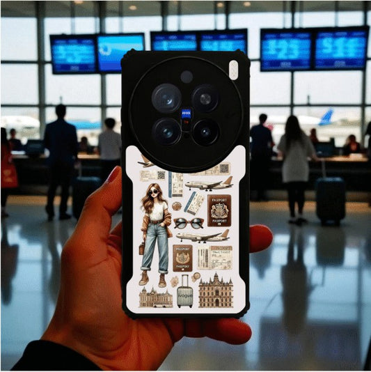 Travel Girl Vibes Mobile Cover For VIVO X200 Pro