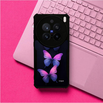 Galaxy Butterflies Mobile Cover For VIVO X200 Pro