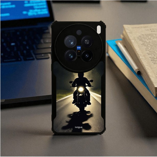 Bike Rider Mobile Cover For VIVO X200 Pro