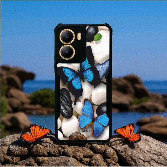 Blue Wings Beauty Mobile Cover For VIVO Y16