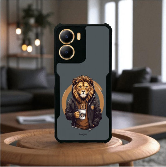 Stylish Lion Mobile Cover For VIVO T2X