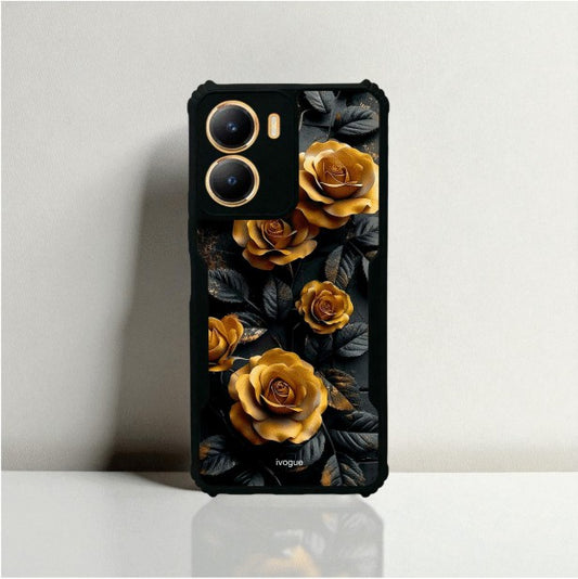 Golden Rose Mobile Cover For VIVO Y56