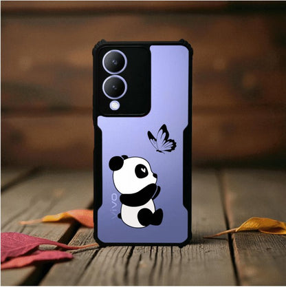 Panda and Butterfly Mobile Cover For VIVO Y17S
