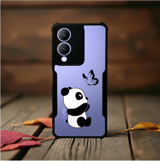 Panda and Butterfly Mobile Cover For VIVO Y17S