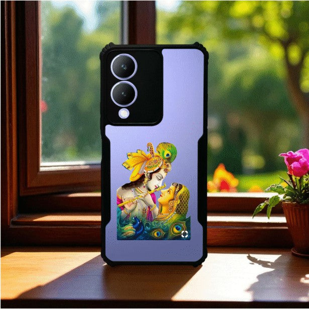 Radha Krishna Mobile Cover For VIVO Y28