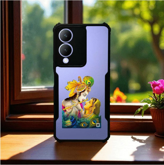 Radha Krishna Mobile Cover For VIVO Y17S