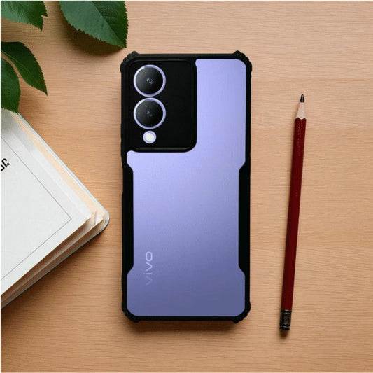 ipackey Clear Mobile Cover For VIVO Y17S