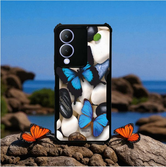 Blue Wings Beauty Mobile Cover For VIVO Y17S