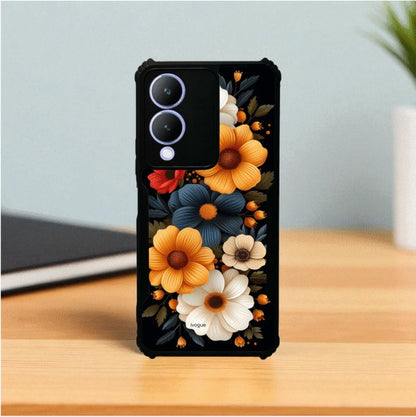 Retro Petals Mobile Cover For VIVO Y28