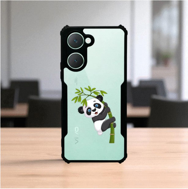 Panda and Tree Mobile Cover For Vivo Y28S