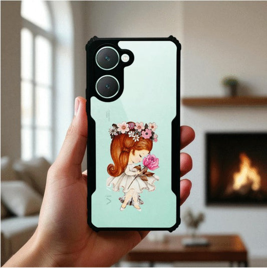 Flower Girl Mobile Cover For Vivo Y18i