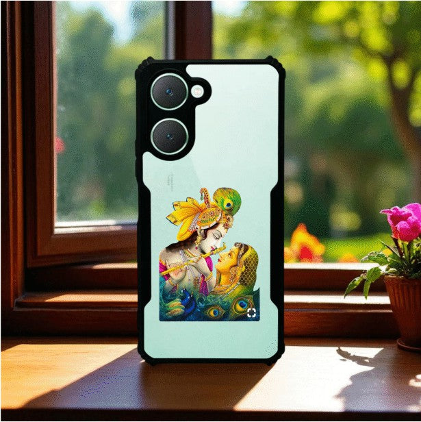 Radha Krishna Mobile Cover For Vivo Y28S