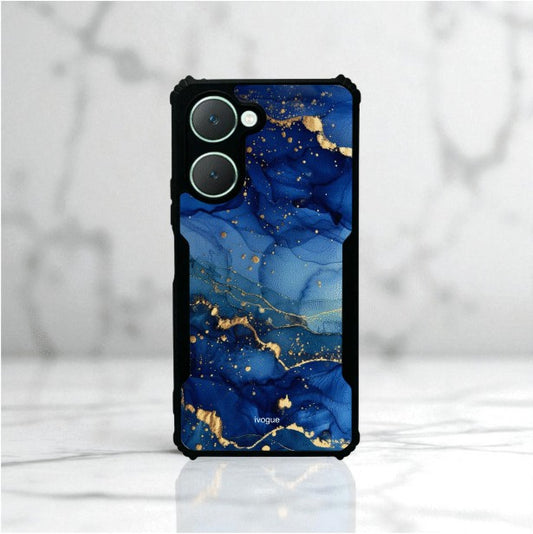 Blue Opulence Mobile Cover For Vivo Y28e