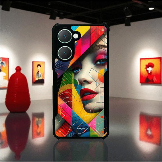 Modern Art Mobile Cover For Vivo Y28S