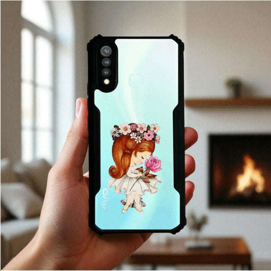 Flower Girl Mobile Cover For Vivo Y19