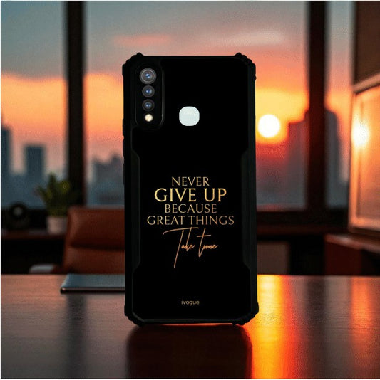 Never Give Up Mobile Cover For Vivo Y19