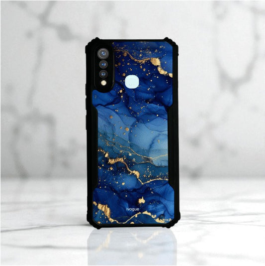 Blue Opulence Mobile Cover For Vivo Y19