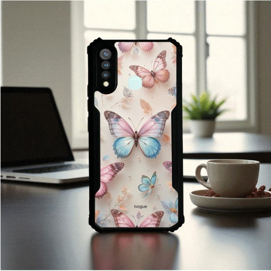 Butterfly Bloom Mobile Cover For Vivo Y19