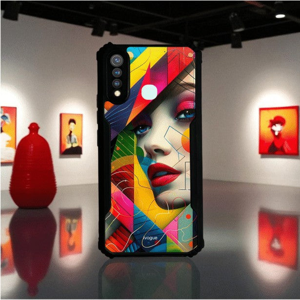Modern Art Mobile Cover For Vivo Y19