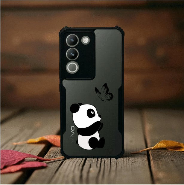 Panda and Butterfly Mobile Cover For VIVO Y200