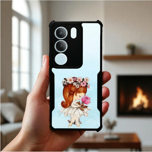 Flower Girl Mobile Cover For Vivo y29