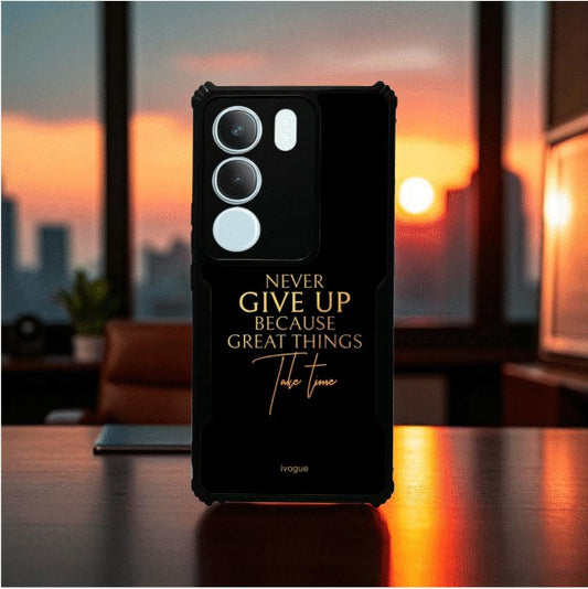 Never Give Up Mobile Cover For Vivo y29
