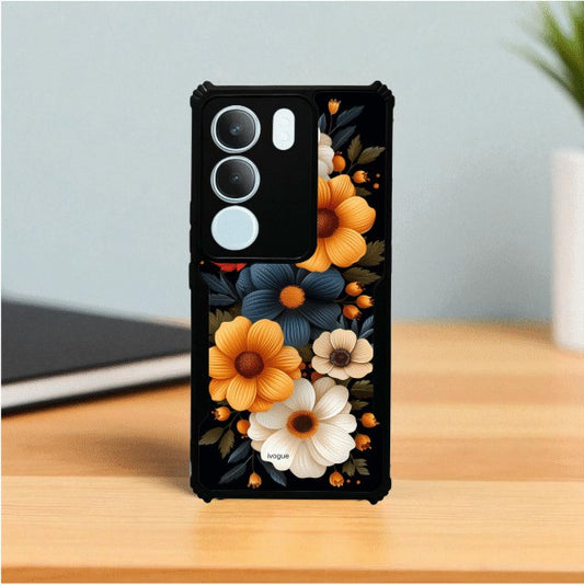Retro Petals Mobile Cover For Vivo y29
