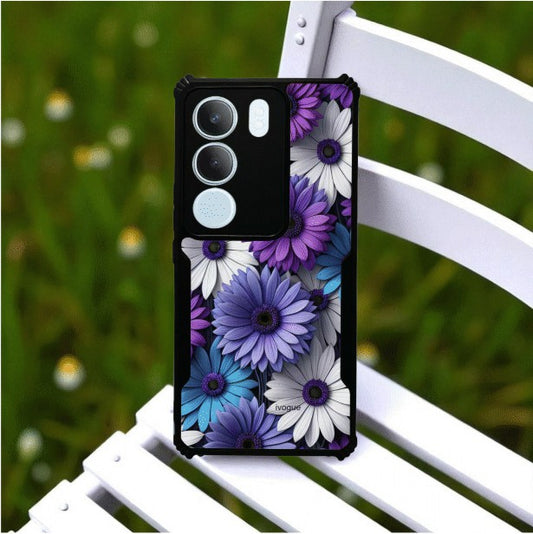 Violet Bloom Mobile Cover For Vivo y29