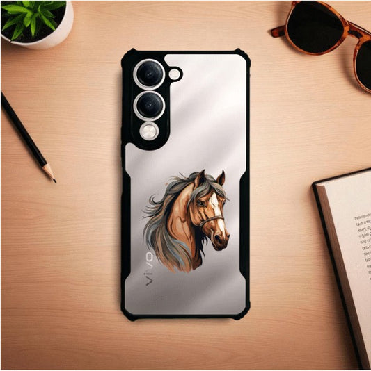 Horse Mobile Cover For VIVO Y19e