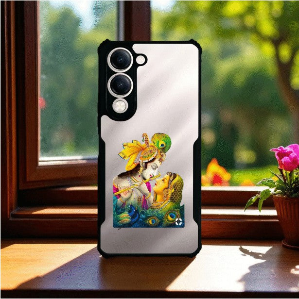 Radha Krishna Mobile Cover For VIVO Y19e
