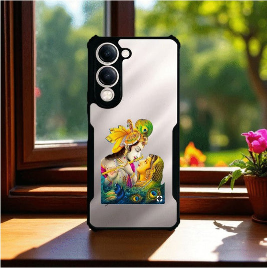 Radha Krishna Mobile Cover For VIVO Y19e