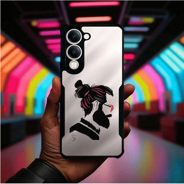 Men's Style Mobile Cover For VIVO Y19e