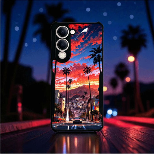 Palm City Nights Mobile Cover For VIVO Y19e
