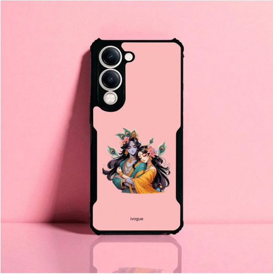 Radha Krishna Bliss Mobile Cover For VIVO Y19e