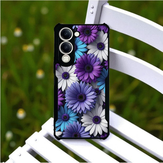 Violet Bloom Mobile Cover For VIVO Y19e