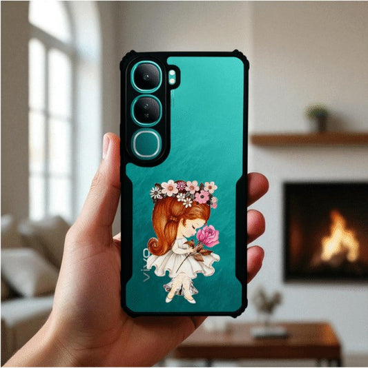 Flower Girl Mobile Cover For Vivo Y300