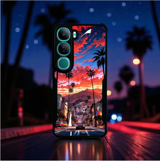 Palm City Nights Mobile Cover For Vivo Y300