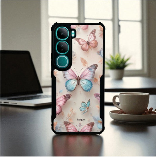 Butterfly Bloom Mobile Cover For Vivo Y300