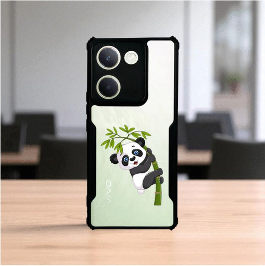 Panda and Tree Mobile Cover For Vivo Y300 Plus