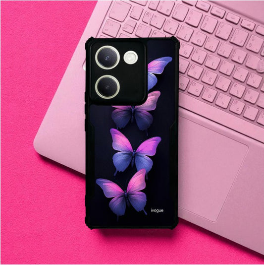 Galaxy Butterflies Mobile Cover For Vivo Y300 Plus