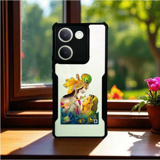 Radha Krishna Mobile Cover For Vivo Y300 Plus