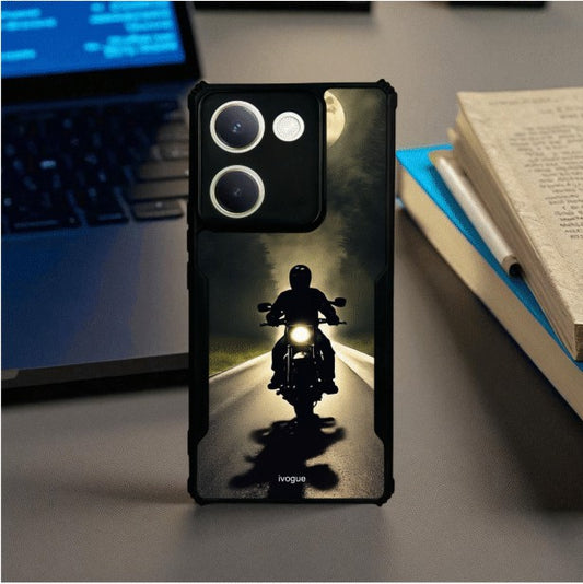 Bike Rider Mobile Cover For Vivo Y300 Plus