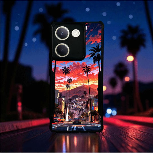 Palm City Nights Mobile Cover For Vivo Y300 Plus