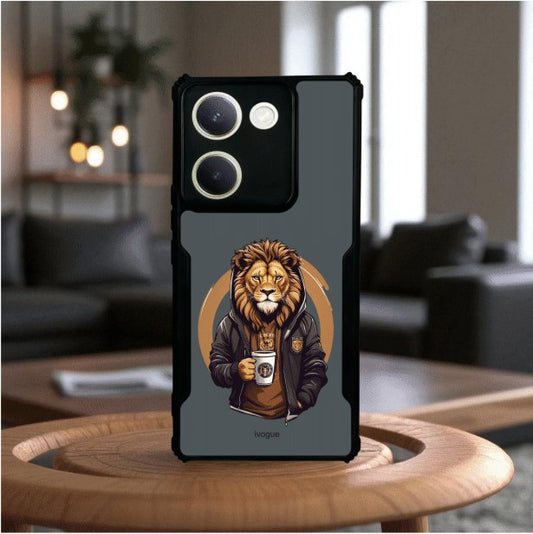 Stylish Lion Mobile Cover For Vivo Y300 Plus