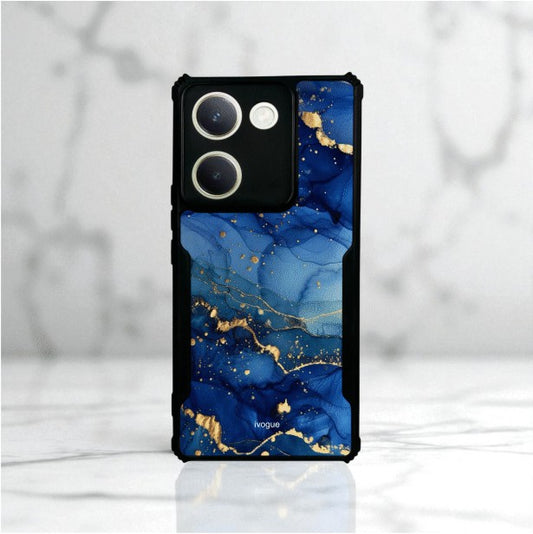 Blue Opulence Mobile Cover For Vivo Y300 Plus