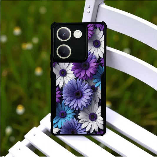 Violet Bloom Mobile Cover For Vivo Y300 Plus