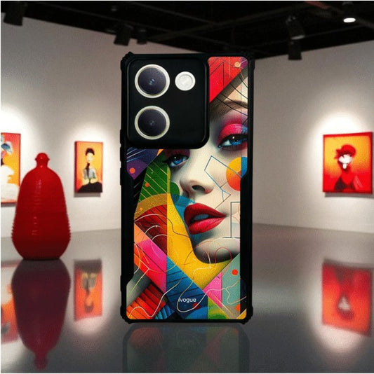Modern Art Mobile Cover For Vivo Y300 Plus
